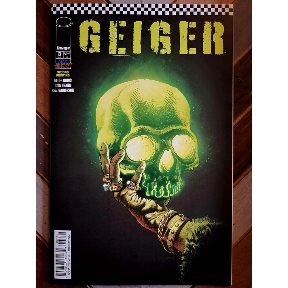 Geiger #3 Brad Anderson Cover 2nd Printing (Image 2021) New/NM Unread Copy